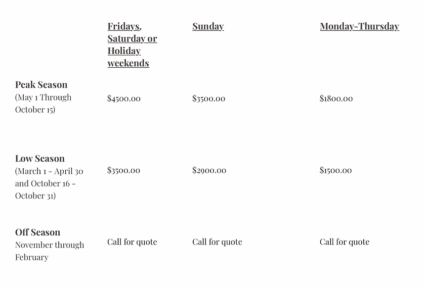 Weddings & Events Iron Horse Unlimited